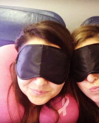 eye mask selfie