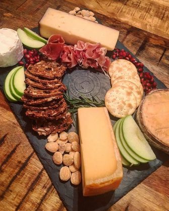 Engraved Brooklyn Slate Cheese Board Giveaway with Blue Mountain Belle