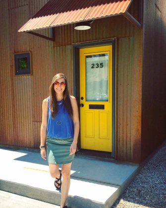 Patagonia Skort, Old Navy Top, Chacos and H&M sunglasses