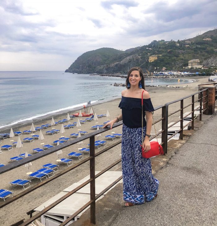 Blue Palazzo Pants in Levento, Italy | Blue Mountain Belle