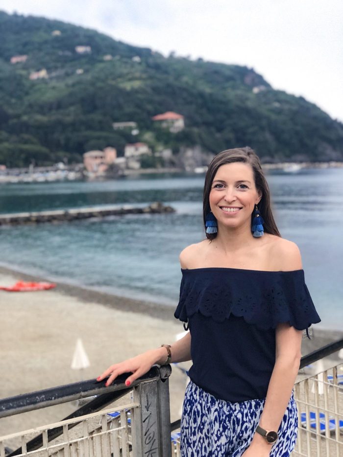 Blue Palazzo Pants in Levento, Italy | Blue Mountain Belle