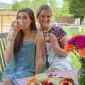 Rose and cheese with blue mountain belle