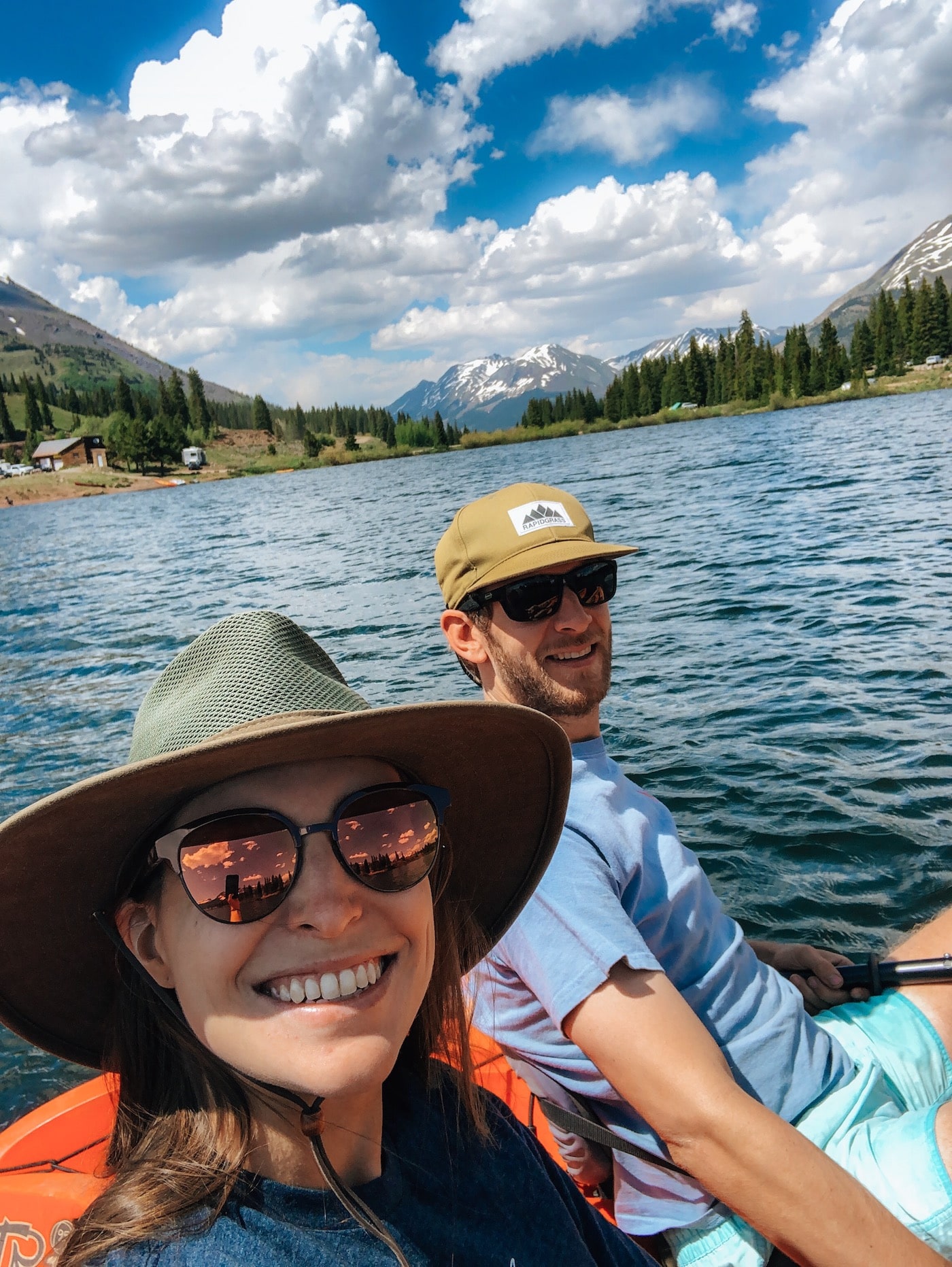 Clay & Channing at Molas Lake