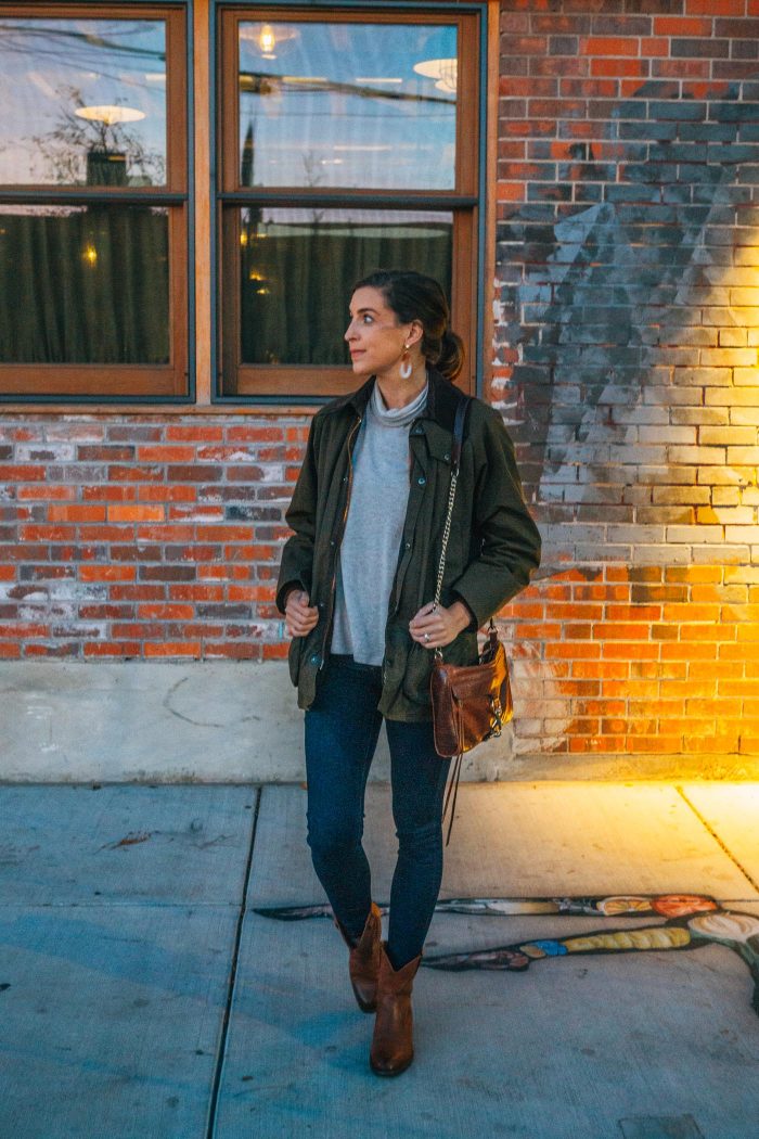 Barbour Jacket & Born Booties